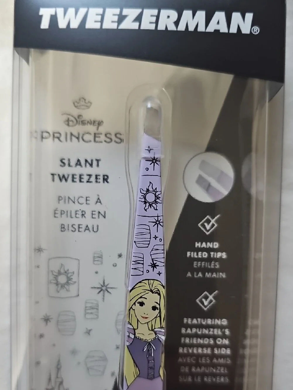 Disney's Rapunzel Slant Tweezer Tweezerman New